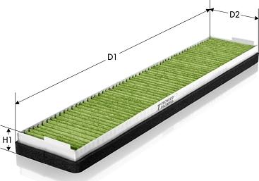 Tecneco Filters CKA9545 - Filtrs, Salona telpas gaiss ps1.lv