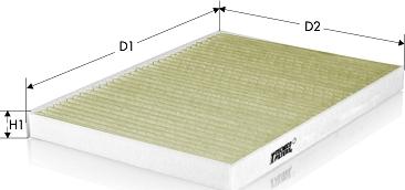 Tecneco Filters CKA24004 - Filtrs, Salona telpas gaiss ps1.lv