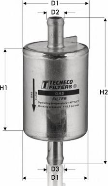 Tecneco Filters GAS46001 - Degvielas filtrs ps1.lv