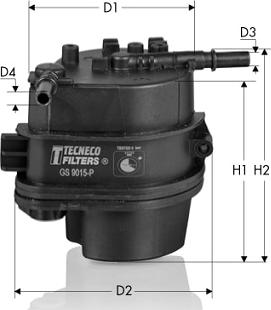 Tecneco Filters GS9015-P - Degvielas filtrs ps1.lv