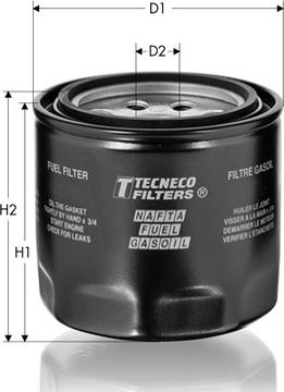 Tecneco Filters GS4766 - Degvielas filtrs ps1.lv