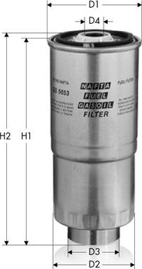 Tecneco Filters GS5653 - Degvielas filtrs ps1.lv