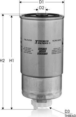 Tecneco Filters GS56 - Degvielas filtrs ps1.lv