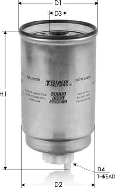 Tecneco Filters GS0296 - Degvielas filtrs ps1.lv