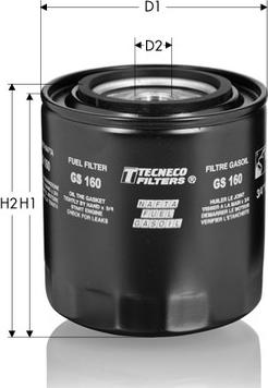 Tecneco Filters GS160 - Degvielas filtrs ps1.lv