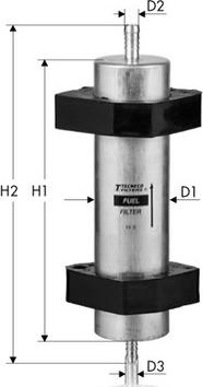 Tecneco Filters GS10486 - Degvielas filtrs ps1.lv