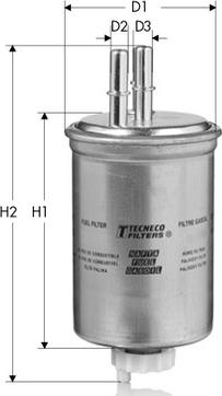 Tecneco Filters GS10852 - Degvielas filtrs ps1.lv