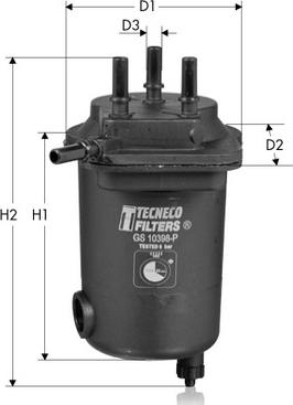 Tecneco Filters GS10398-P - Degvielas filtrs ps1.lv