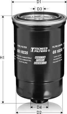 Tecneco Filters GS10235 - Degvielas filtrs ps1.lv