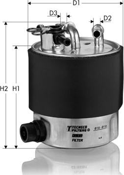 Tecneco Filters GS1200 - Degvielas filtrs ps1.lv