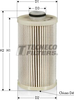 Tecneco Filters GS2095E - Degvielas filtrs ps1.lv