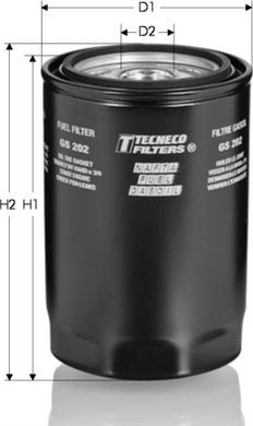 Tecneco Filters GS202 - Degvielas filtrs ps1.lv