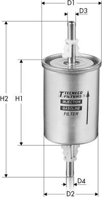 Tecneco Filters IN55/3 - Degvielas filtrs ps1.lv