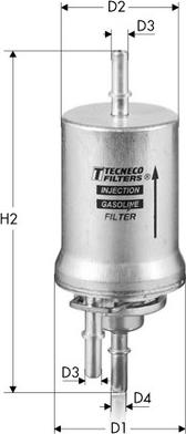 Tecneco Filters IN1042 - Degvielas filtrs ps1.lv