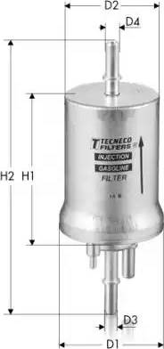 Tecneco Filters IN6Q0201051A - Degvielas filtrs ps1.lv