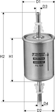 Tecneco Filters IN56 - Degvielas filtrs ps1.lv