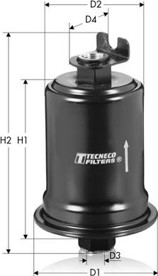Tecneco Filters IN24 - Degvielas filtrs ps1.lv