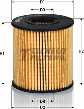 Tecneco Filters OL0247-E - Eļļas filtrs ps1.lv