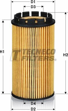 Tecneco Filters OL0113-E - Eļļas filtrs ps1.lv