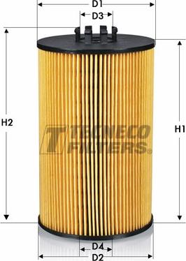 Tecneco Filters OL013125-E - Eļļas filtrs ps1.lv