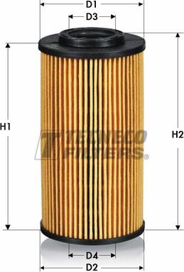 Tecneco Filters OL0712-E - Eļļas filtrs ps1.lv