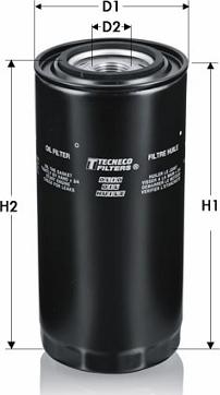 Tecneco Filters OL1285 - Eļļas filtrs ps1.lv