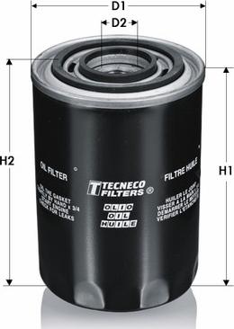 Tecneco Filters OL3003-T/94 - Eļļas filtrs ps1.lv