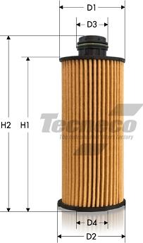 Tecneco Filters OL2154E - Eļļas filtrs ps1.lv