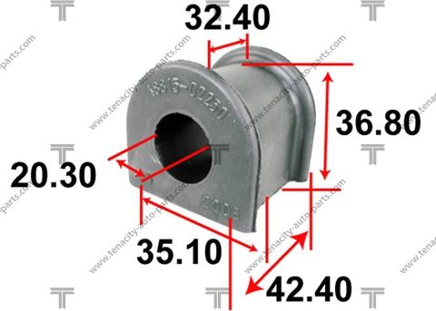 Tenacity ASBTO1051 - Bukse, Stabilizators ps1.lv