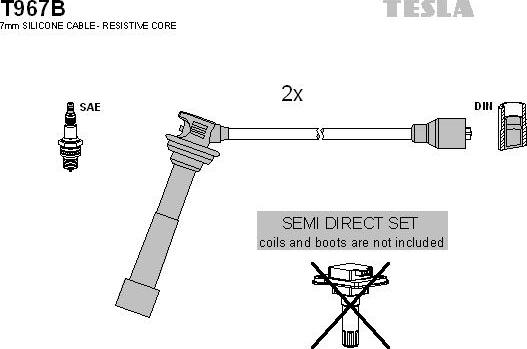 TESLA T967B - Augstsprieguma vadu komplekts ps1.lv