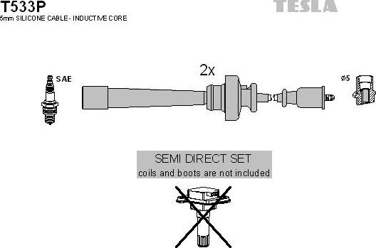 TESLA T533P - Augstsprieguma vadu komplekts ps1.lv