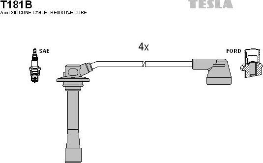 TESLA T181B - Augstsprieguma vadu komplekts ps1.lv