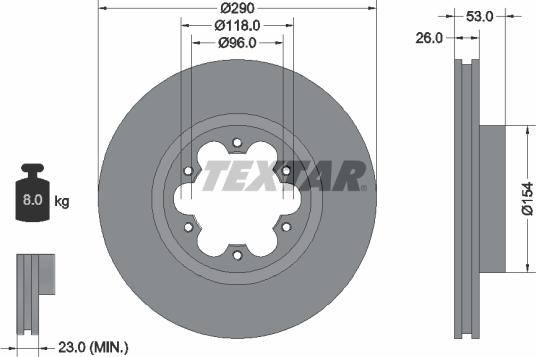 Textar 93240600 - Bremžu diski ps1.lv