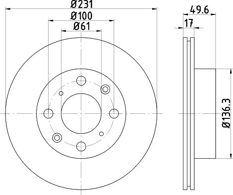 IPS Parts IBT-1409 - Bremžu diski ps1.lv