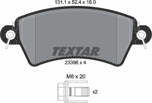 Textar 89015300 - Bremžu komplekts, Disku bremzes ps1.lv