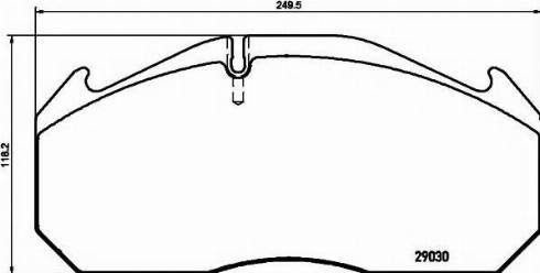 R Brake RB1040-214 - Bremžu uzliku kompl., Disku bremzes ps1.lv