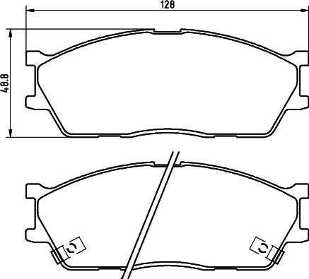 BENDIX 572560 - Bremžu uzliku kompl., Disku bremzes ps1.lv