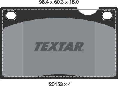 Textar 2015302 - Bremžu uzliku kompl., Disku bremzes ps1.lv