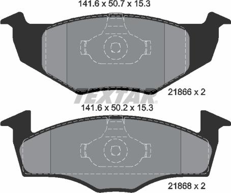 Textar 89012200 - Bremžu komplekts, Disku bremzes ps1.lv