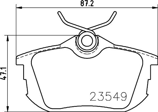 Textar 2186102 - Bremžu uzliku kompl., Disku bremzes ps1.lv