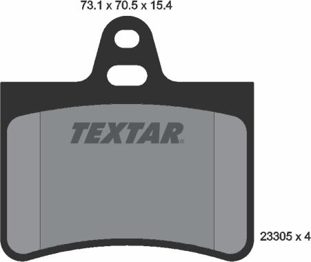 Textar 89015200 - Bremžu komplekts, Disku bremzes ps1.lv