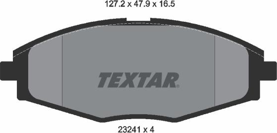 Textar 89014100 - Bremžu komplekts, Disku bremzes ps1.lv