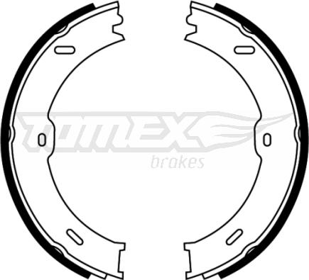 TOMEX brakes TX 22-13 - Bremžu loku komplekts ps1.lv