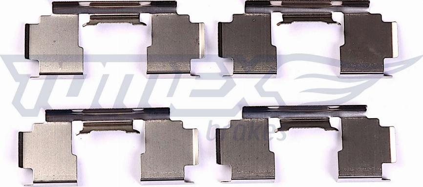 TOMEX brakes TX 44-15 - Piederumu komplekts, Disku bremžu uzlikas ps1.lv