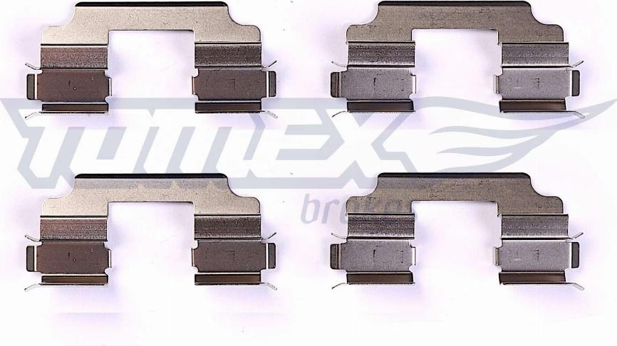 TOMEX brakes TX 44-38 - Piederumu komplekts, Disku bremžu uzlikas ps1.lv