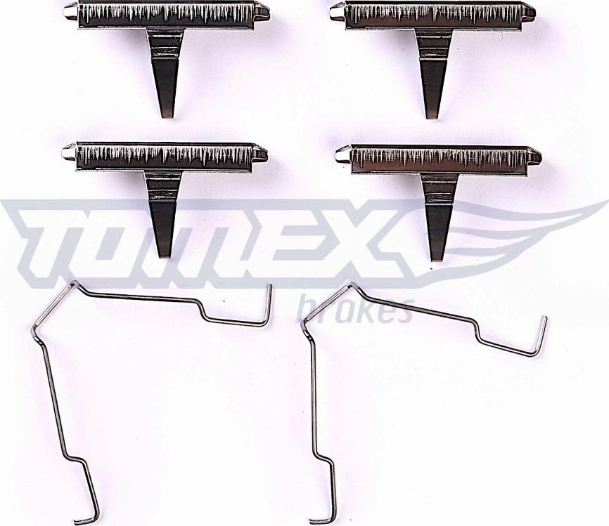 TOMEX brakes TX 44-76 - Piederumu komplekts, Disku bremžu uzlikas ps1.lv