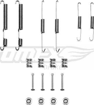 TOMEX brakes TX 40-45 - Piederumu komplekts, Bremžu loki ps1.lv