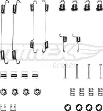 TOMEX brakes TX 40-42 - Piederumu komplekts, Bremžu loki ps1.lv