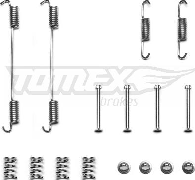 TOMEX brakes TX 40-51 - Piederumu komplekts, Bremžu loki ps1.lv