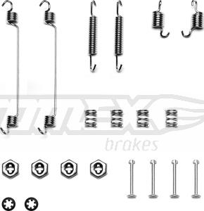 TOMEX brakes TX 40-14 - Piederumu komplekts, Bremžu loki ps1.lv